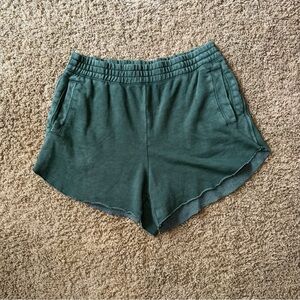 Women’s Aerie Lounge Shorts Green Size Large